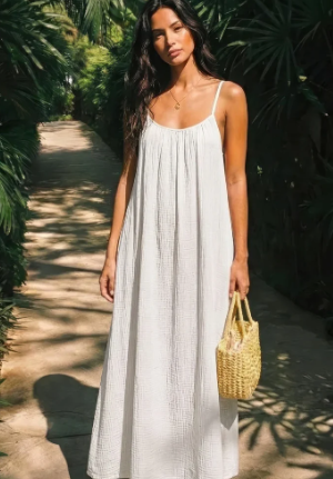 Elara - Vestido con espalda descubierta ajustable