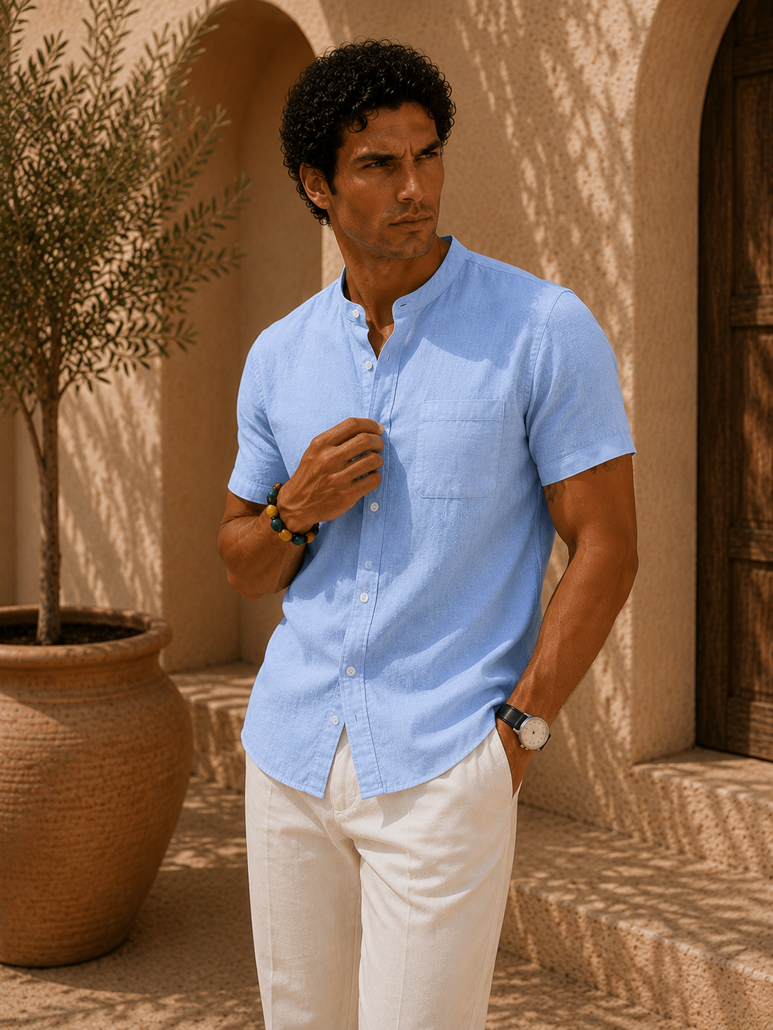 Luca - Camisa de manga corta y corte holgado