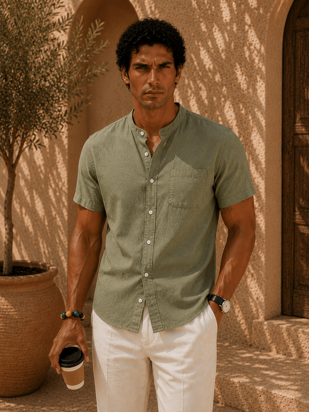 Luca - Camisa de manga corta y corte holgado