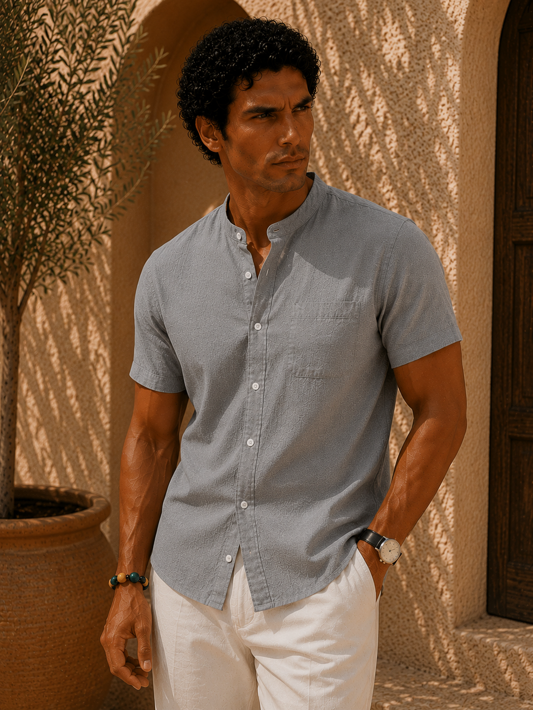Luca - Camisa de manga corta y corte holgado