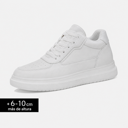 ZAPATOS CON TACÓN ELEVADO BLANCOS CASUALES