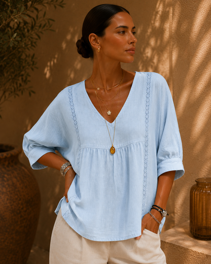 Muriel - Top con escote en V