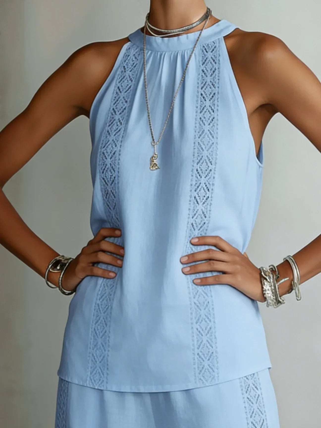 Valeria Turpín | Conjunto elegante con tirantes "Camilla"