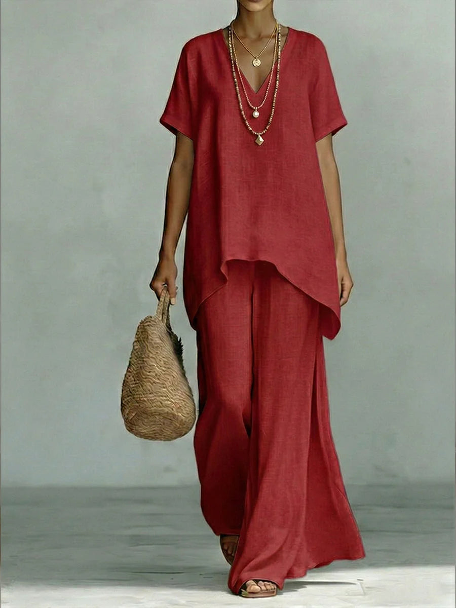 Valeria Turpín| Elegante conjunto de dos piezas "Elenia"